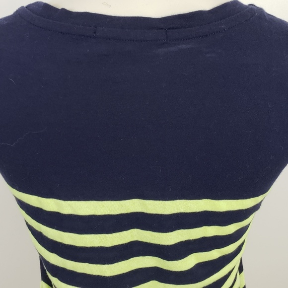 Gap Top size XS Blue Stripe Short Sleeve - Picture 3 of 7
